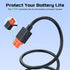4.9FT Car Cigarette Lighter Plug to XT60I Female Connector Charge Cable, Built-in Resettable Fuse, Working for Portable Solar Generator Power Stat...