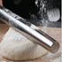 Smooth Stainless Steel Rolling Pin for Baking Fondant, Pizza, Pie, Pastry, Pasta, Dough, Cookies (12.8in)...