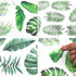 Leaf Wall Decals, H2MTOOL 64 PCS Removable Tropical Plants Tree Leaves Stickers for Kids Nursery Room Decor...