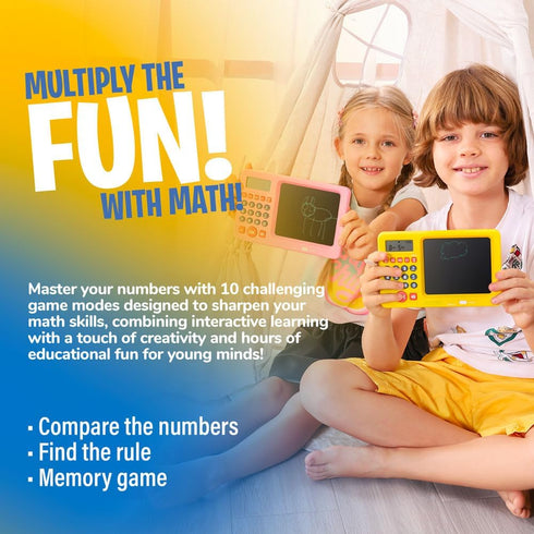 CoolToys Number Genius - Interactive Electronic Math Game with Sketch Pad - Educational Math Learning Games for Kids: Addition, Subtraction, Multi...