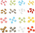 560Pcs Glass Tila Beads 16 Colors Square Seed Beads Luster Beads Rectangle Tile Beads 2 Hole Carrier Beads for Crafts DIY Jewelry Making Supplies...