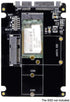 Cablecc Combo M.2 NGFF B-Key & mSATA SSD to SATA 3.0 Adapter Converter Case Enclosure with Switch...