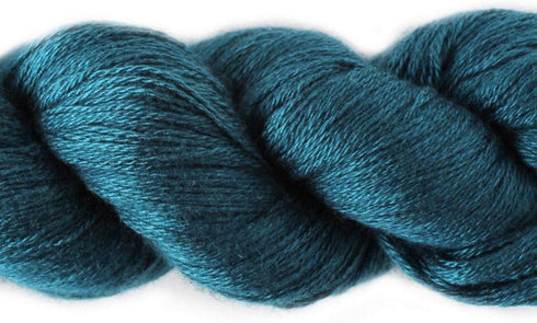 Lotus Yarns Silky Cashmere Fingering Weight Knitting Yarn Skein Shiny Soft and Breathable Crochet Yarn, Great for Shawl, Scarves, Top and Craft Pr...