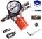 Air Compressor Pressure Regulator with Dial Indicator, 0-175 PSI Air Gauge for Air Compressor and Air Tools (four-way valve)...