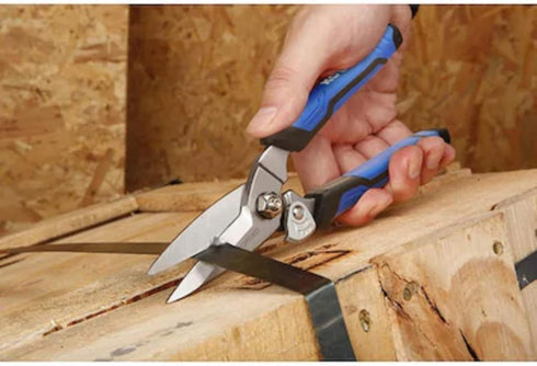 Kobalt 3-in Serrated Molded Grip Heavy Duty Scissors...