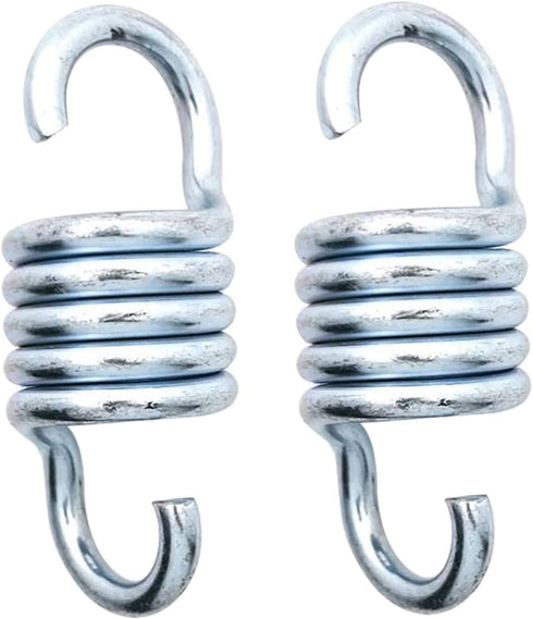 2PCS Hammock Spring Hardened Galvanized Steel Extension Spring Coil 600lb Support for Hanging Hammock Chairs...