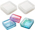 Ashtray Molds for Epoxy Resin, Resin Ashtray Molds Silicone Square and Round 2 PCS Set Easy to Demold (2 PCS Square)...