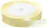 Solid Color Satin Fabric Ribbon for Craft, Gift Wrapping, Hair Bow, Wedding Deco … (Light Yellow, 1" x 25 Yards)...