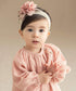 Denifery Baby Girls Cute Headband Elastic Lace Hair Band Pink Flower Headband Hair Accessories...