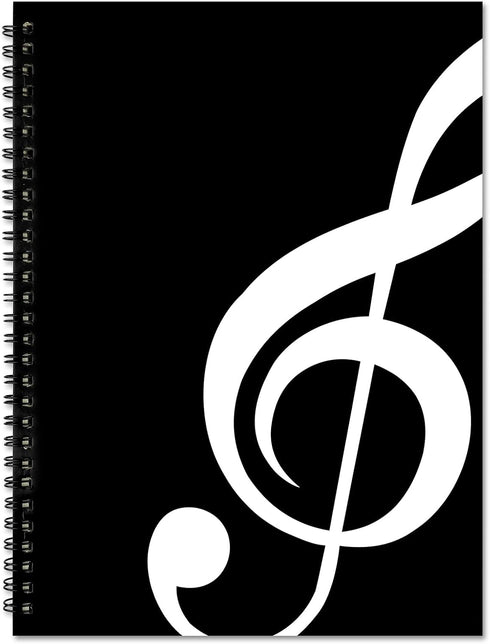 Manuscript Paper, Blank Staff Paper Sheet Music Composition Notebook Piano Accessories Gifts, 100 Pages 10 Staves (Blank sheet music notebook)...