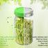 12 Pack Plastic Sprouting Lids for 86mm Wide Mouth Mason Jars, Sprouting Strainer Lid for Canning Jars, Suit for Grow Bean Sprouts, Alfalfa, Salad...