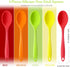 Shappy 4 Pieces Silicone Mixing Spoon Spatula Scrapers for Cooking, 10.6 Inch Heat Resistant Large Non Stick Basting Utensil for Mixing, Baking, S...