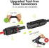 Solar Panel Parallel Connectors 10AWG, Tool-free Solar Wire Connectors, Solar Branch Connector,Solar Panel Adapter,Solar Panel Y Connector,IP68 Wa...