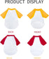 Dog Clothes for Small Dog, Breathable Stretchy Dog Raglan Shirt, Soft Comfortable Cat Puppy Kitten Pet Apparel Outfits (S?1-4lb?, Yellow & Red)...