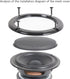 2pcs Speaker Grills Cover Metal Speaker Grill Mesh Round Woofer Guard Protector Cover Circle Speaker Grill Mesh Decorative with Screws......
