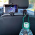 2 Pack 360° Rotation Car Headrest Hook with Phone Holder, Backseat Car Organizer, 2 in 1 Car Vehicle Back Seat Headrest Mobile Phone Holder Hanger...
