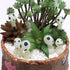 Fairy Garden Accessories, Luminous Ghost Tree Elves Miniature for Micro Landscape Gnomes Garden, Outdoor Patio Lawn Yard Decoration, Halloween Dec...