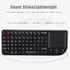 2.4GHz Wireless Touchpad Keyboard, RT-MWK02 Rechargeable Ultra-Thin Mini USB Backlit Keyboard for HTPC, for PS3/for, 360 and ONE...