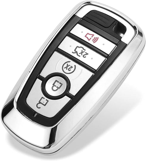 Royalfox(TM) 3 4 5 Buttons 3D Bling keyless Entry Remote Smart Key Fob case Cover for 2017 2018 2019 2020 2021 2022 Ford Mustang Explorer Edge Fus...
