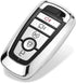 Royalfox(TM) 3 4 5 Buttons 3D Bling keyless Entry Remote Smart Key Fob case Cover for 2017 2018 2019 2020 2021 2022 Ford Mustang Explorer Edge Fus...