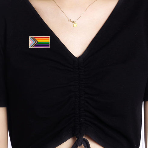 24 Pieces Gay Pride Pins Rainbow Flag LGBTQ Enamel Lapel Pin Brooches Decoration for Lesbian Transgender Gay Activities Clothes Bag Decor Birthday...