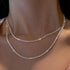 Layered Necklaces for Women Silver Plated Dainty Snake Twist Rope Delicate Layered Necklace Different Length Choker Necklaces Silver Jewelry for W...