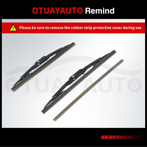 OTUAYAUTO Rear Windshield Wiper Blades - 2 Pieces of 11" Car Back Window Wiper -Compatible with Jeep Liberty, Patriot, Compass, Grand Cherokee, Do...