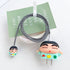 AUGEN iPhone Charger Protector Case, Portable Charger Cover for 20W iPhone USB C Cable, Lightning Cable Cover, Cute Cartoon 3D Design Power Adapte...