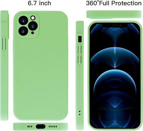 peafowl iPhone 12 Pro Max Case Compatible with iPhone 12 Pro Max Matte Silicone Gel Cover with Full Body Protection Anti-Scratch Shockproof Case 6...