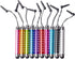 IC ICLOVER 10PCS Bling Retractable Stylus Pens for iPhone 14/13/12/11/PRO/Max/X/XS MAX, iPad, iPod, Samsung, Android Phone, Kindle, Tablet PC, Com...