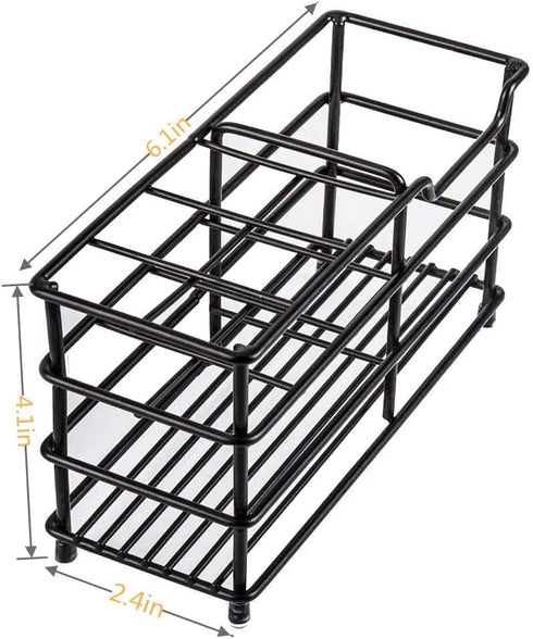 Toothbrush Holder Stainless Steel Tooth Brush Holder for Bathroom, Multi-Functional 7 Slots for Toothpaste Razor Stand Bathroom Organizer Countert...