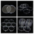 10 Pcs Plastic Petri Dish Sterile Bacterial Culture Dish Laboratory Plant Cell Tissue Culture Petri Dish Accessories Premium Cell Tissue Culture D...