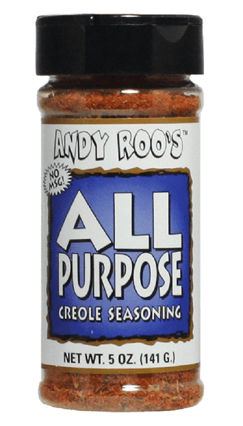 Andy Roo's All Purpose Creole Seasoning, 5 Ounce Shaker...