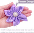 PET SHOW 4pcs Dog Flowers Collar Charms Slides Attachment Accessories For Small Medium Large Dogs Cat Puppy Bows Grooming Supplies…...