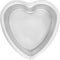 Fat Daddio's PHT-L83 Anodized Aluminum Removable Bottom Heart Cake Pan, 8 x 3 Inch...