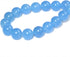 Natural Aquamarine Chalcedony Round Loose Beads for Jewelry Making DIY Bracelet Necklace (4mm)...