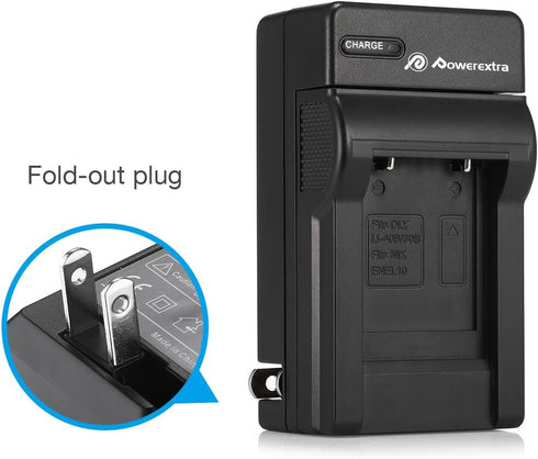 Powerextra 2 x NP-45A NP-45B NP-45S Battery and Charger Compatible with Fujifilm INSTAX Mini 90 Fujifilm FinePix XP140 XP130 XP120 XP90 XP80 XP70 ...