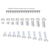 1550PCS JST PH 2.0mm Connector Assortment Kit 2.0mm Pitch Male Female 2/3/4/5/6/7/8/9/10 Pin Housing Adapter Plug Terminal...