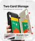 GOOSPERY iPhone XR Wallet Case with Card Holder, Protective Dual Layer Bumper Phone Case - White...