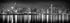 PHOTOSBYJON Chicago Skyline UNFRAMED Photo Print Night Black & White B&W BW 11.75 inches x 36 inches Photographic Panorama Print Photo Picture Sta...