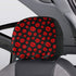 Women Red Kiss Lips Auto Seat Headrest Covers,Car Truck SUV Van Head Rest Covers Universal Fit- Set of 2 Driver & Passanger,Washable...