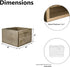 CYS EXCEL Wood Square Planter Box with Removable Plastic Liner (H:4" Open:6"x6") | Multiple Size Choices Wooden Planters | Indoor Decorative Flowe...