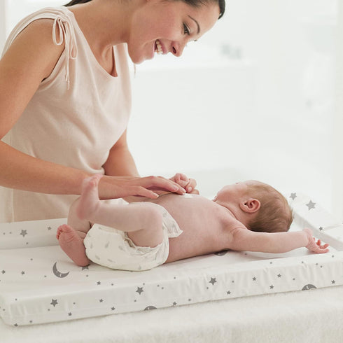 Beberoad Love 2 Pack Baby Changing Pad Covers Set Changing Table Sheets for Boys and Girls, 100% Cotton Soft Diaper Changing Pad Cover-Elastic Was...