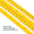 POWERTEC Multi Angle Measuring Ruler for Woodworking, Crafting, Construction, Flooring & Tile Cutting, ABS Plastic Angle Finder, Template & Layout...