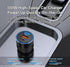 130W Car Charger with 100W E-Mark Cable - Multiport (2 USB-C & 1 USB-A) Super Fast Charging, Compatible with iPhone 15/14/13/12, Galaxy S24/S23/S2...