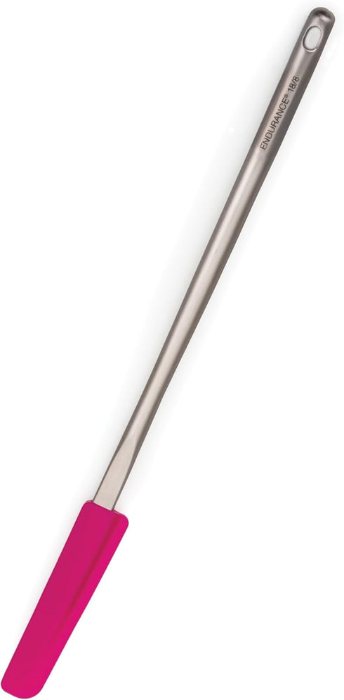RSVP International Endurance Smoothie Spatula, 13.75x1", Pink...