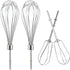 Cenipar W10490648&KHMPW- KHM2B W10490648 Hand Mixer Turbo Beaters(2 Pack) & KHMPW Stainless Steel Pro Whisk(2 Pack) Fit for KHM512BM KHMPW KHM2B...
