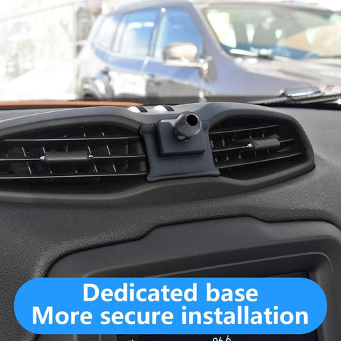 LUNQIN Car Phone Holder for Jeep Renegade 2015 2016 2017 2018 2019 2020 2021 2022 2023 Auto Interior Accessories Best Cell Phones Mount Cellphone ...