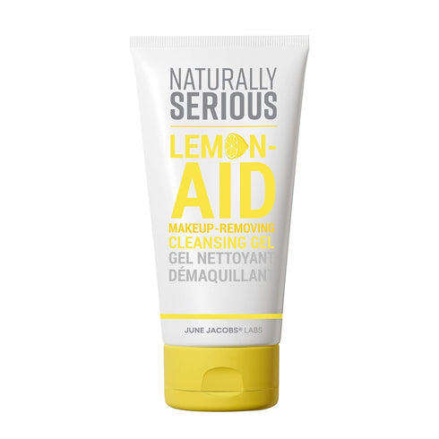 Naturally Serious | Lemon-Aid Makeup-Removing Cleansing Gel, Vitamin C Cleanser, Makeup-Removing Cleanser, Gel Cleanser For Oily Skin, Vegan Skinc...