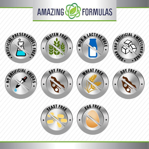 Amazing Formulas Choline Bitartrate Supplement | 650 Mg | 180 Tablets | Non-GMO | Gluten-Free | Made in USA...